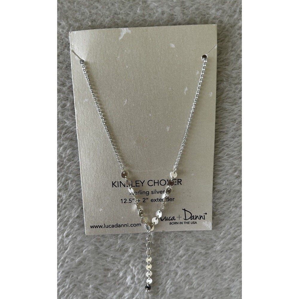 Luca And Danni Sterling Silver “Kingsley Choker” Necklace